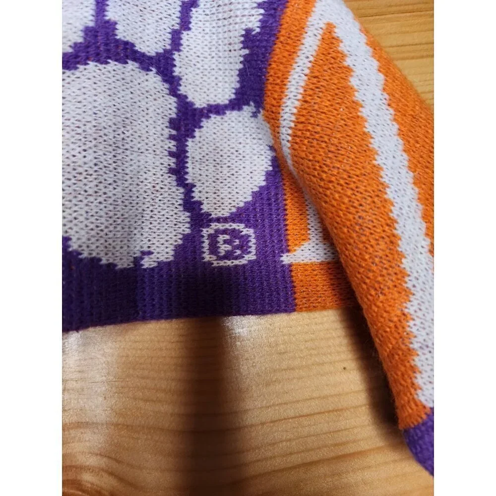 Clemson Tigers Fringed Neck Wrap Scarf 46